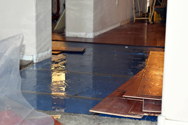 Professional Flood Damage Restoration technician working in Ballico, CA